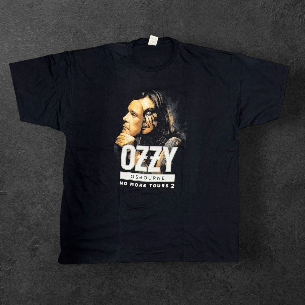 Ozzy Osbourne No More Tours 2 Men's 3XLT 2018 North American Tour Shirt Black